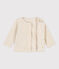 Cotton Velour Cardigan MONTELIMAR CHINE beige