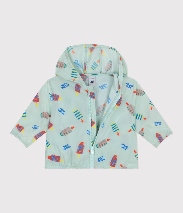 Babies' ultra-lightweight windbreaker SPRAY /MULTICO