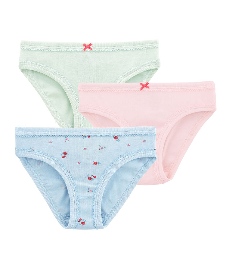 Little girl's pants trio multicolor