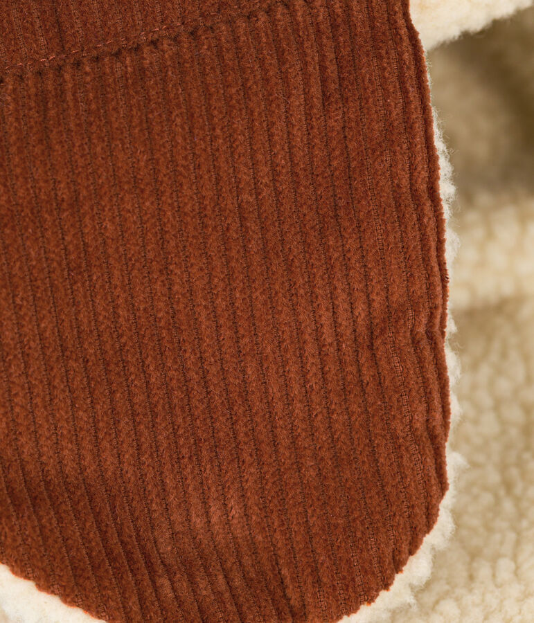 Babies' Velour Chapka brown