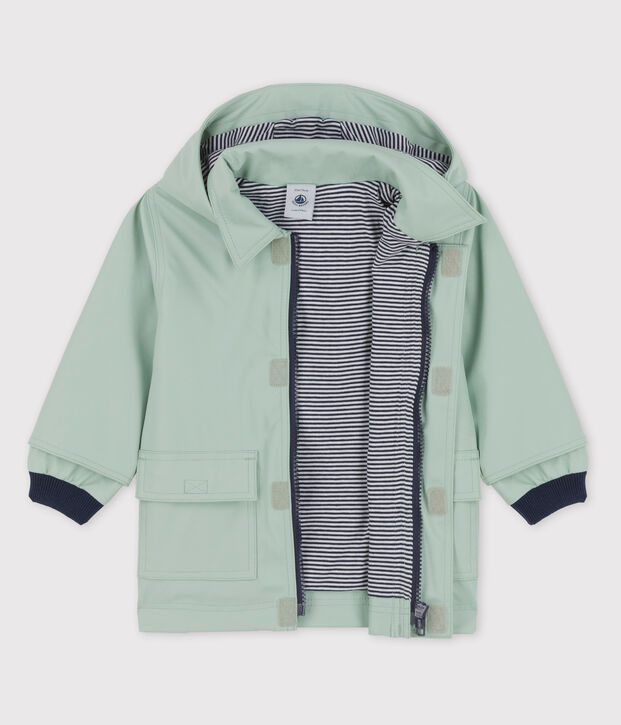 BABIES' ICONIC RECYCLED RAINCOAT green