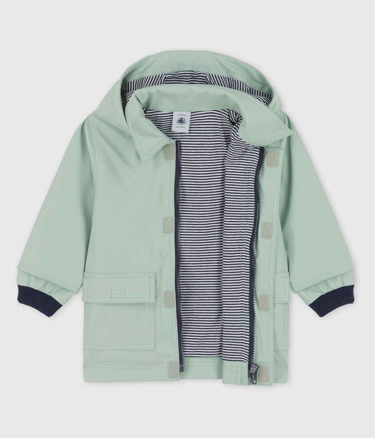 BABIES' ICONIC RECYCLED RAINCOAT green