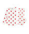 Girls-Boys' Fleece Pyjamas MARSHMALLOW white/TERKUIT red