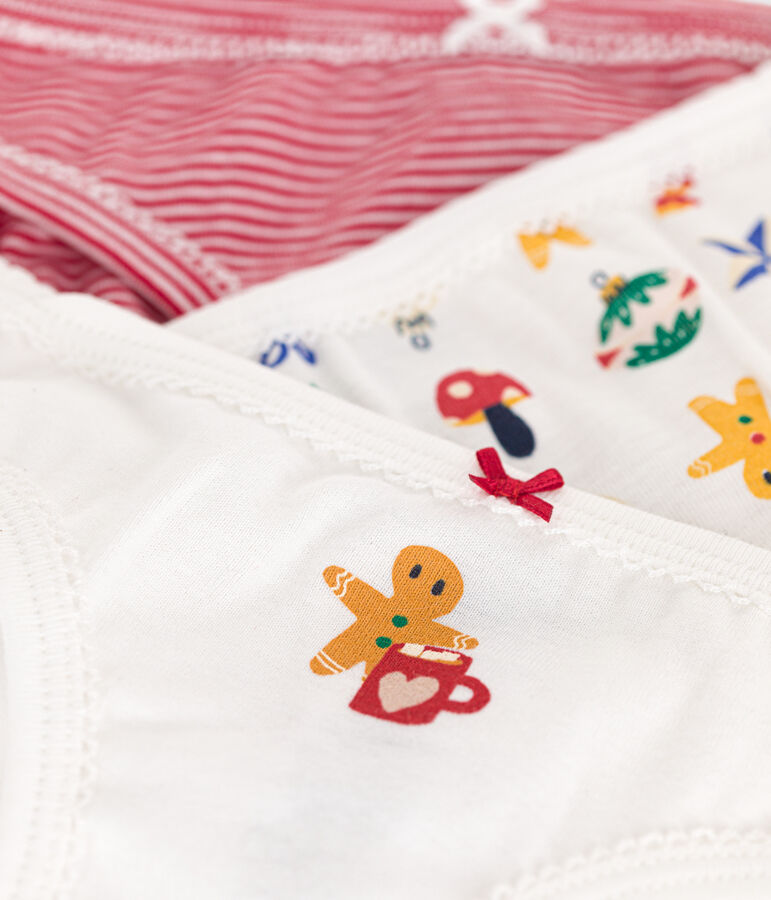 Children's cotton Christmas knickers - 3-pack variante 1