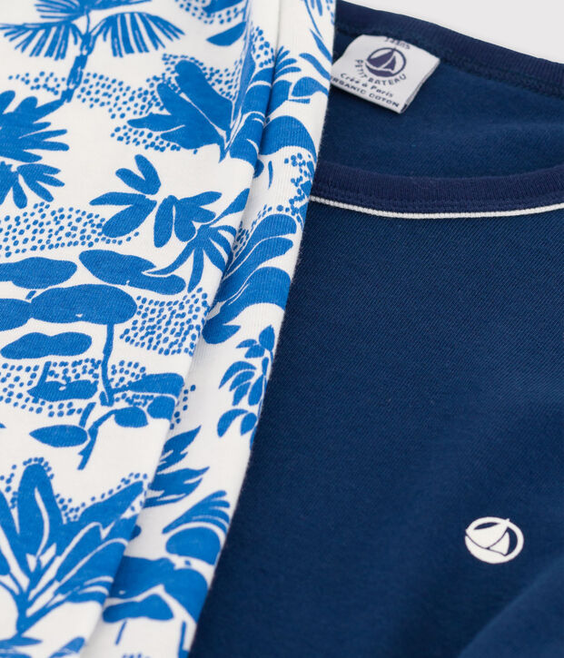 Boys' Blue Cotton Short Pyjamas blue/multicolor