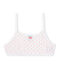 Girl's print bra ECUME white/VENUS pink/MULTICO