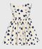 Children's sleeveless cotton dress MILK blue/SOIR