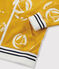 Boys' Zipped Sweatshirt BOUDOR yellow/MARSHMALLOW white
