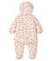 Baby Girls' Print Microfibre Snowsuit FLEUR pink/MULTICO white