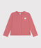 Girls' fleece cardigan ROSEWOOD pink