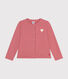 Girls' fleece cardigan