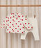 Babies' 2-piece long cotton outfit, with a printed blouse and leggings multicolor