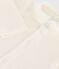 Babies' Cotton Bodysuit with Collar MARSHMALLOW white