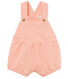 Baby girls' piqué short dungarees