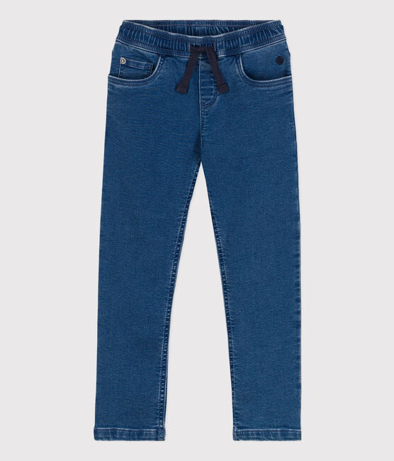 Boys' Regular Denim Trousers DENIM BLEU DELAVE blue
