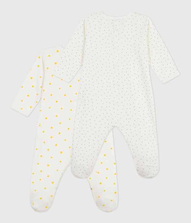 Pack of babies' printed cotton pyjamas multicolor