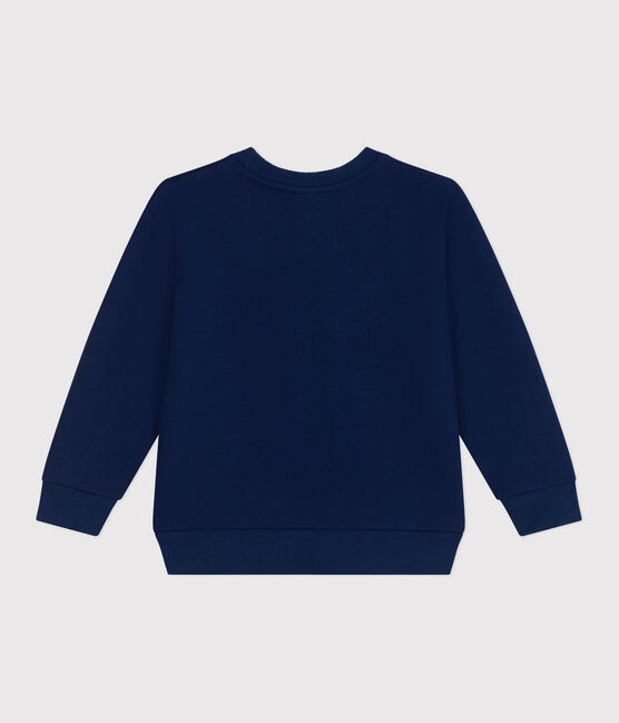 Children's unisex printed cotton sweatshirt MEDIEVAL blue
