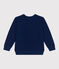 Children's unisex printed cotton sweatshirt MEDIEVAL blue