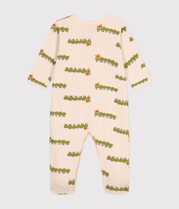 Babies' Cotton Animal Print Pyjamas Ecru/multicolor