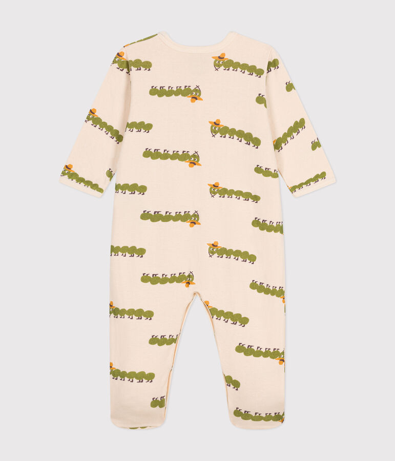 Babies' Cotton Animal Print Pyjamas Ecru/multicolor