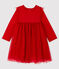 Baby Girls' Long-Sleeved Dress TERKUIT red
