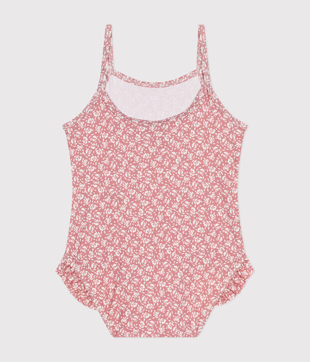 Babies' swimsuit pink/white
