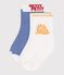 Pairs of babies' stripy cotton socks - 2-Pack variante 1