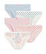 Girls' Briefs - 5-Piece Set