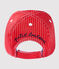 Unisex cap for babies PEPS red/MARSHMALLOW white