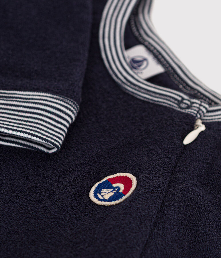 Babies' terry towelling pyjamas SMOKING blue