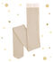 Girl's microfibre tights MARSHMALLOW white/DORE yellow