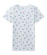 T-shirt fille imprimé en jersey stretch