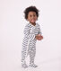 Babies' Stripy Rib Knit Pyjamas
