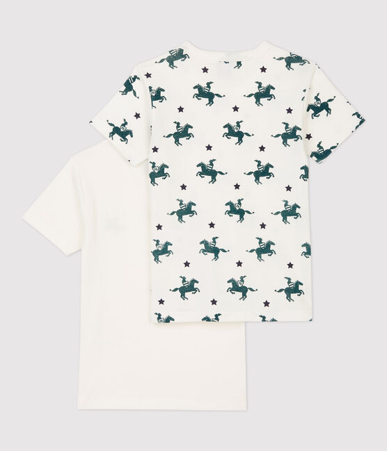 Boys' Knight Print Short-Sleeved Cotton T-Shirts - 2-Pack variante 1