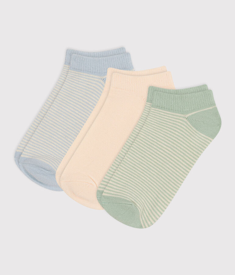 Children's Pinstriped Socks - 3-Pack multicolor