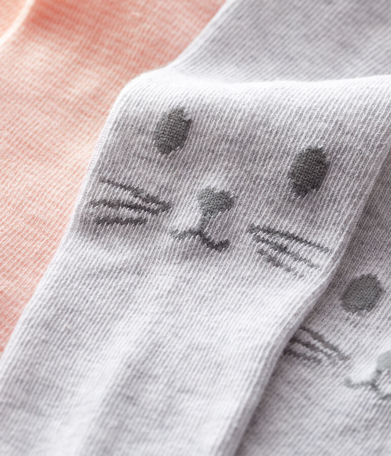 Pack of 2 pairs of baby tights variante 1