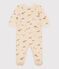 Printed Cotton Sleepsuit AVALANCHE white/MULTICO