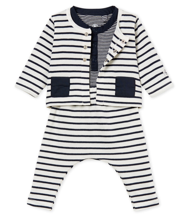 Baby boys' striped clothing - 3-piece set multicolor