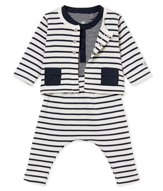 Baby boys' striped clothing - 3-piece set variante 1