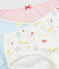 Girls' Fruit Pattern Organic Cotton Hipsters - 3-Pack variante 1