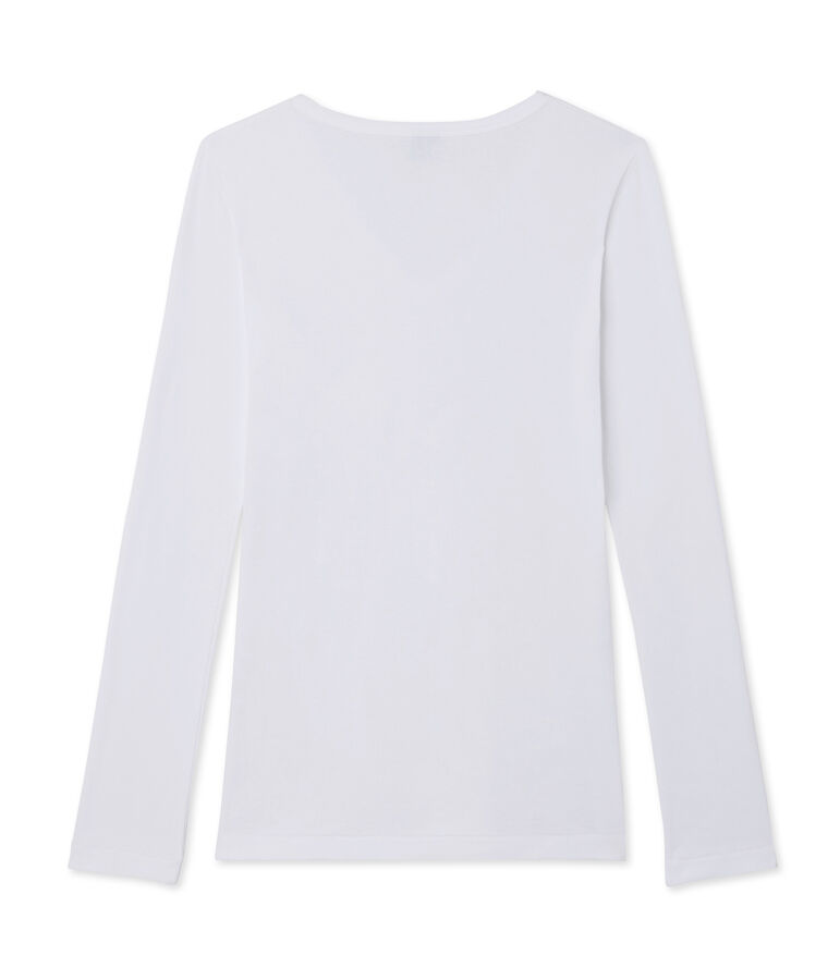 Women's long-sleeved T-shirt white