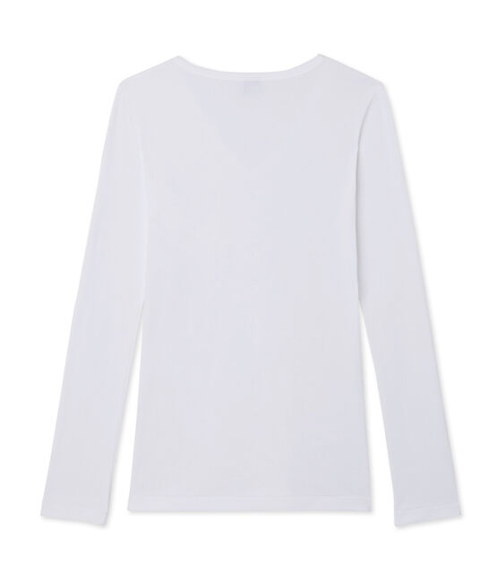 Women's long-sleeved T-shirt ECUME white