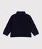 Children's jacket in plain colourblock sherpa SMOKING