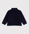 Children's jacket in plain colourblock sherpa SMOKING