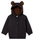 Baby Boys' Hoody in Elastane Rib Knit.