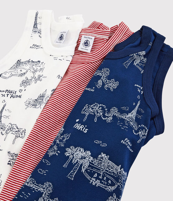 Boys' Paris Print Vests - 3-Pack variante 1