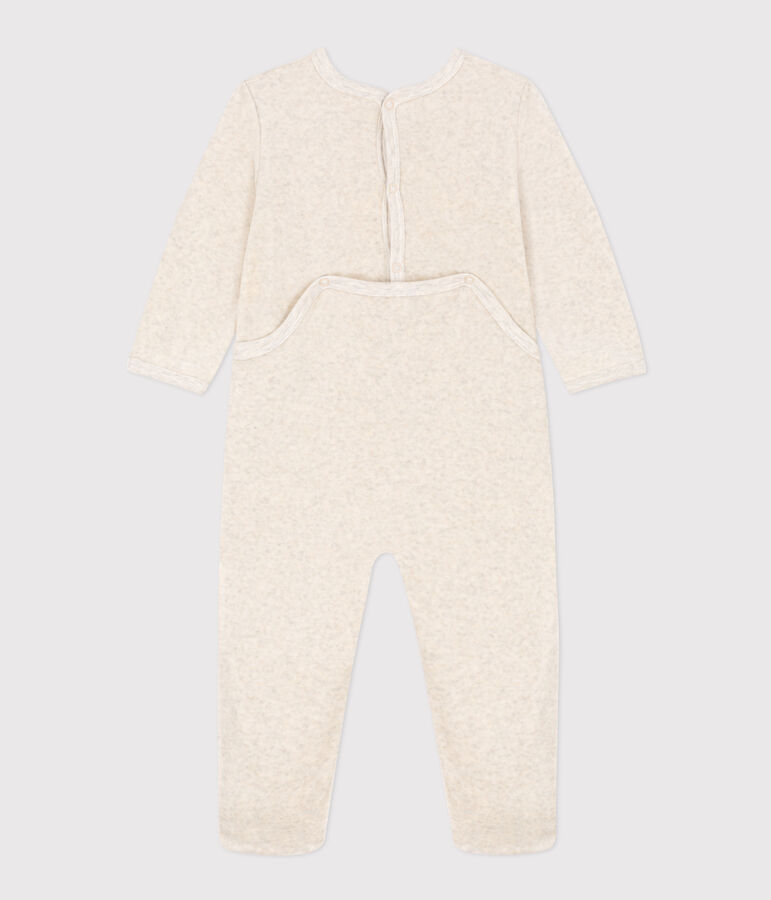 Babies' Velour Gondola Pyjamas beige