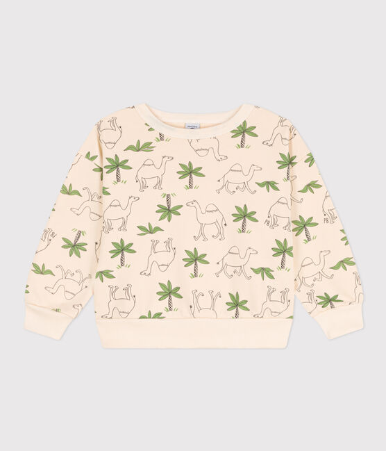 Children's Unisex Fleece Sweatshirt AVALANCHE white/MULTICO