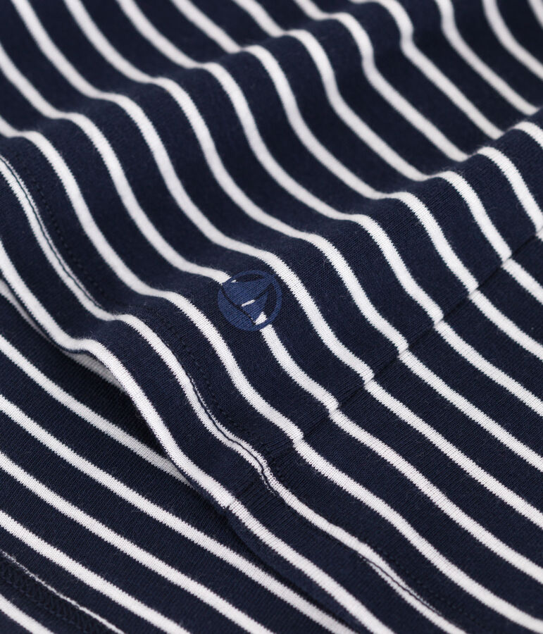 Women's Iconic striped cotton T-Shirt blue/white