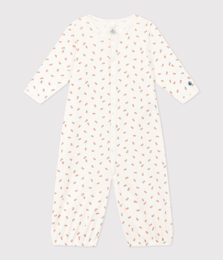 Cotton Jumpsuit/Sleeping Bag MARSHMALLOW white/MULTICO white